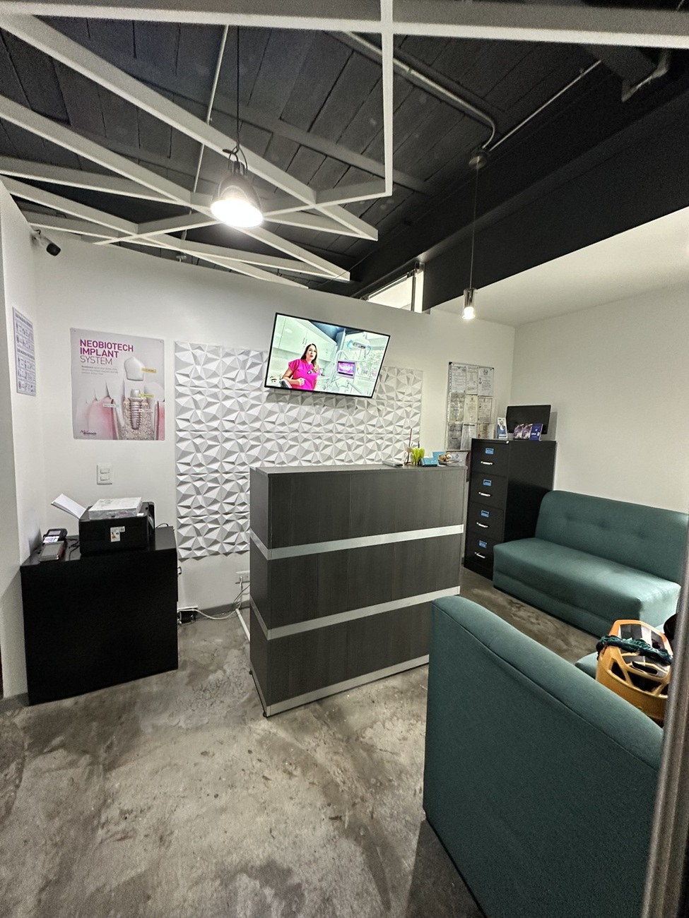 Recepción de Smile Implant Center Sur en CDMX